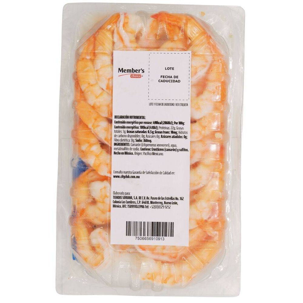 Camar&oacute;n Jumbo Member&acute;s Choice 500 gr image number 1
