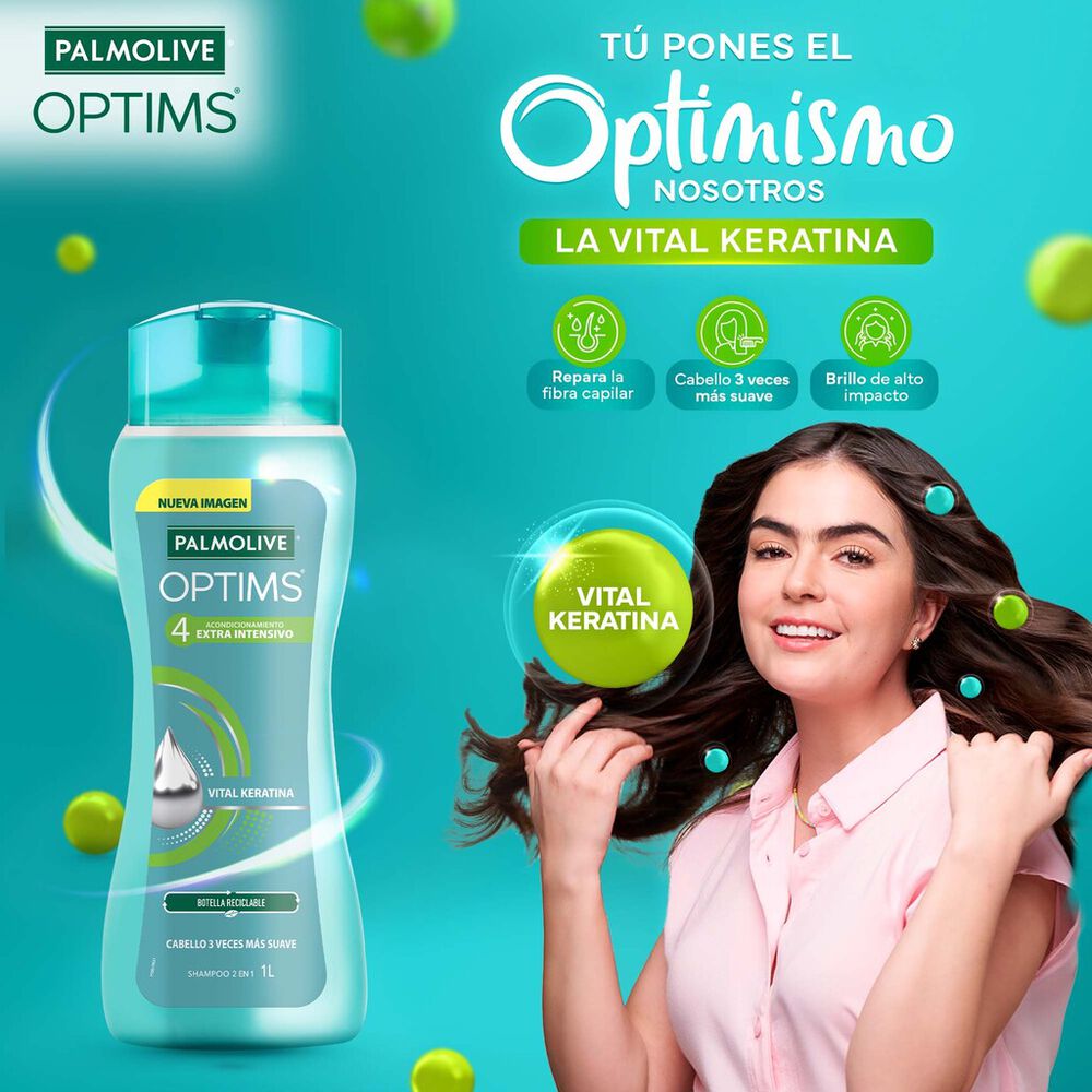 Shampoo Nivel 4 Palmolive Optims 1 L image number 6