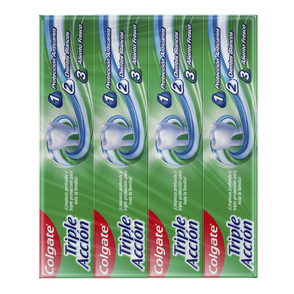 Pasta Dental Triple Acci&oacute;n Colgate   4 /  150 ml image number 1