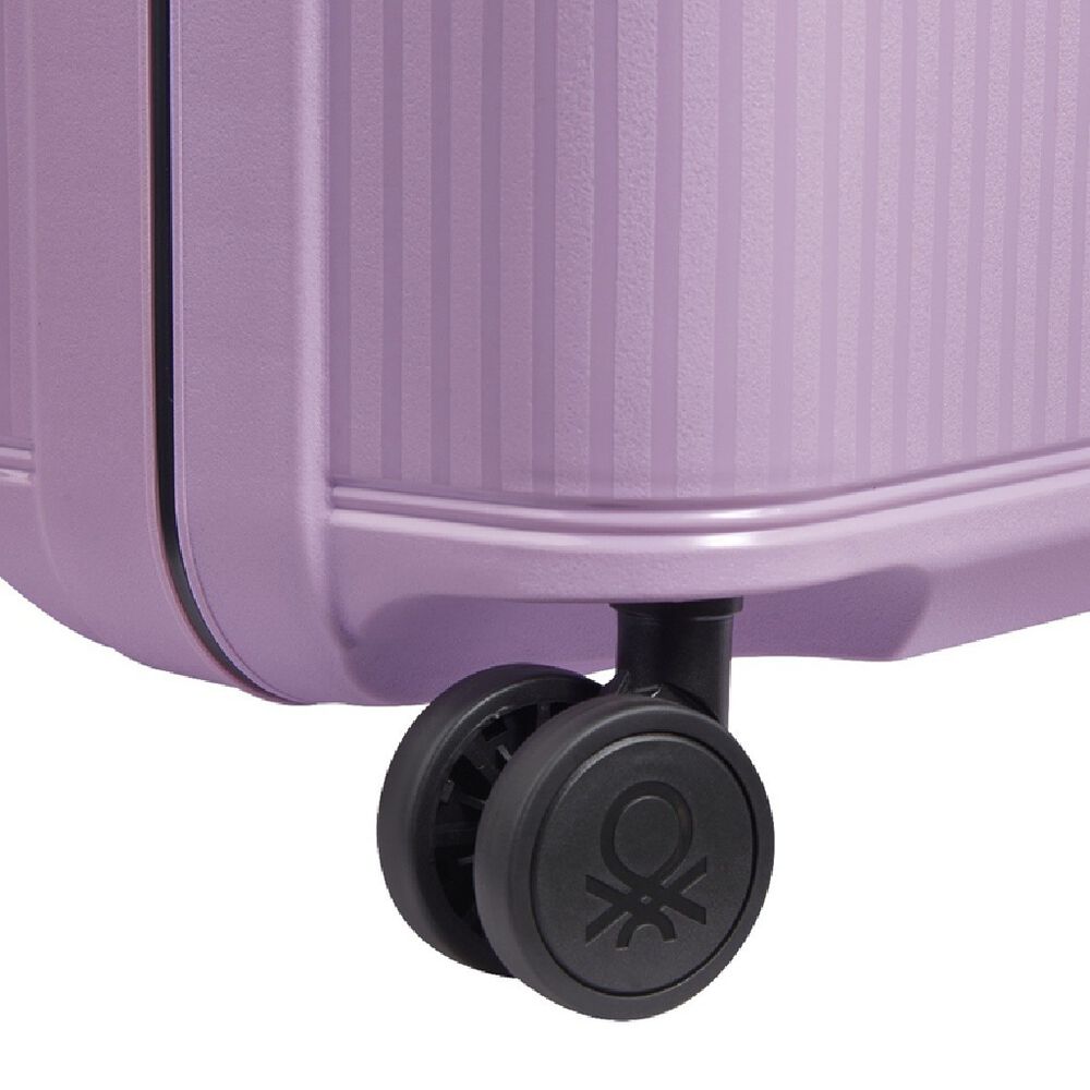 Maleta r&iacute;gida 55 cm Lavanda Benetton image number 7