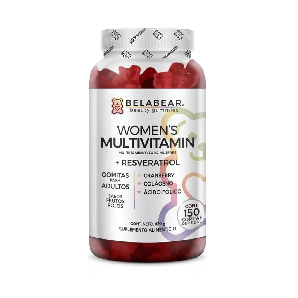 Gomitas Belabear Womens vitaminas y minerales 2 pack image number 2