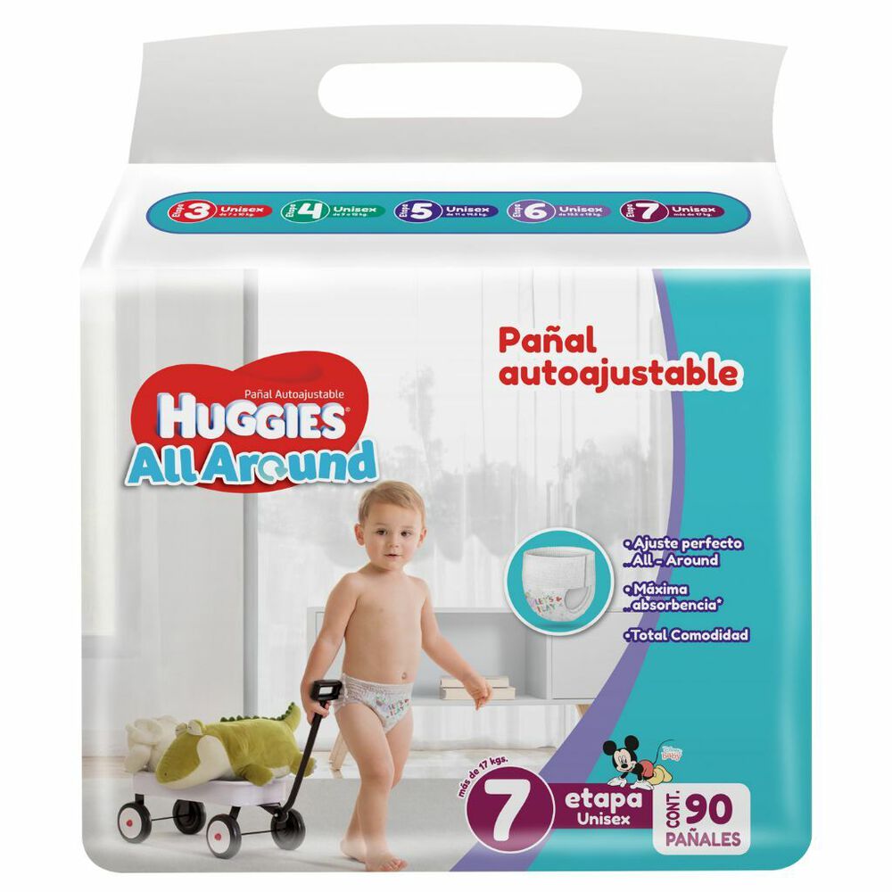 Pa&ntilde;al All Around Etapa 7 Huggies 3/30 pzas image number 1