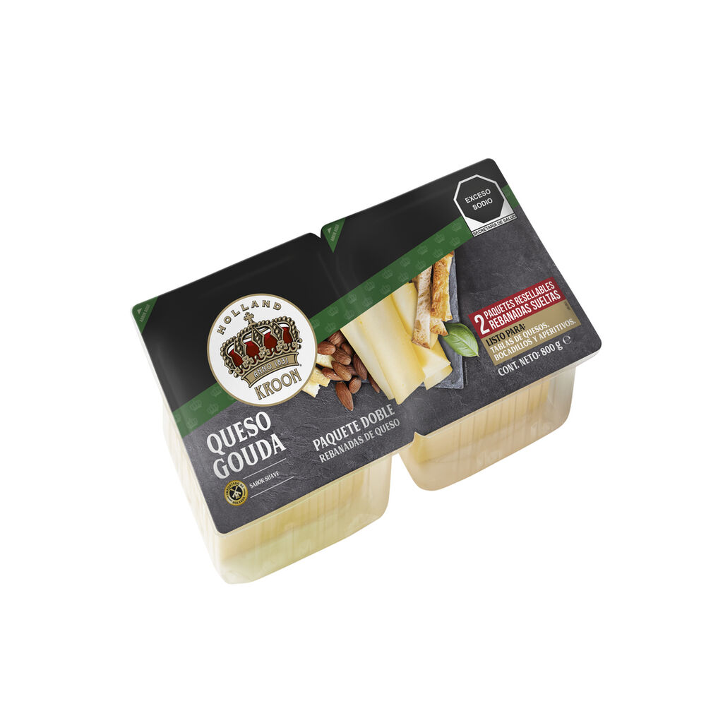 Queso Gouda Rebanado Kroon 2/400 g image number 1
