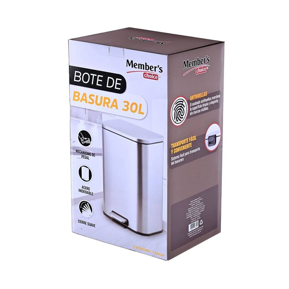 Bote de basura 30 L Member's Choice image number 1