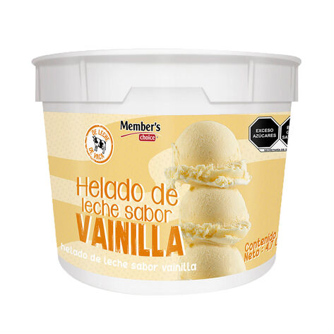 Helado de Crema Sabor Vainilla Member&acute;s Choice 4.7 L