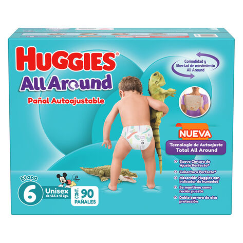 Pa&ntilde;al All Around Etapa 6 Huggies 90 Pzas