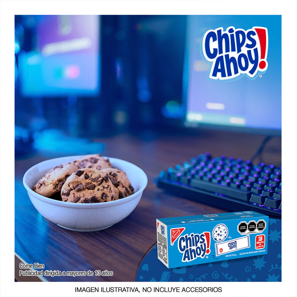 Galletas Chips Ahoy Nabisco 18/55 g image number 1