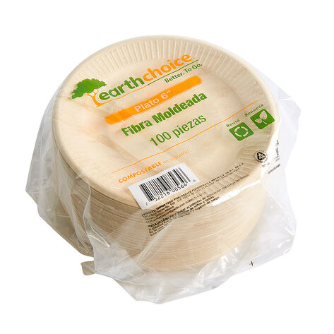 Plato de Papel Earthly Choice 9'' / 100 pzas