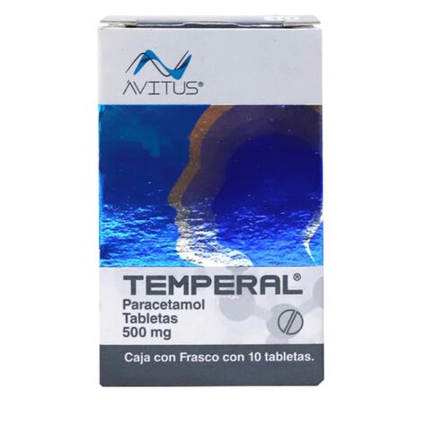 GM Paracetamol 500 mg con 10 tabletas