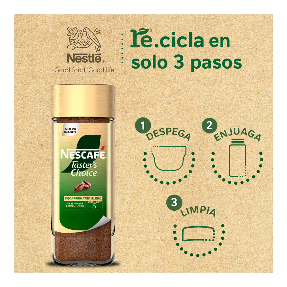 Caf&eacute; Descafeinado Taster's Choice Nescaf&eacute; 250 g image number 5