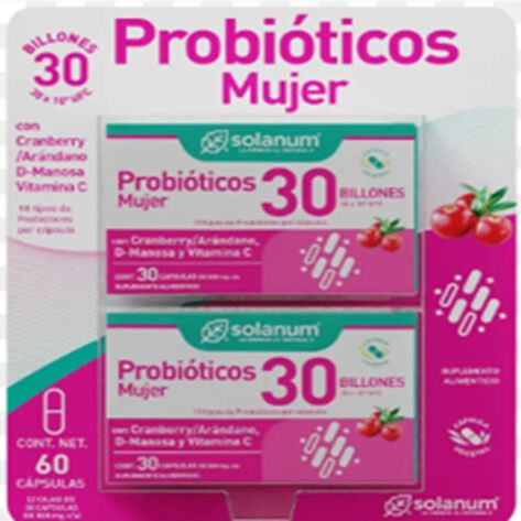 Solanum Probi&oacute;ticos Mujer 30 Billones 2/30