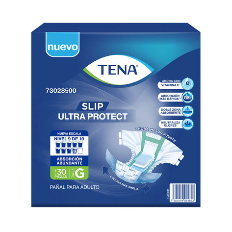 Pa&ntilde;al Desechable Slip Grande Tena Con 30 Piezas