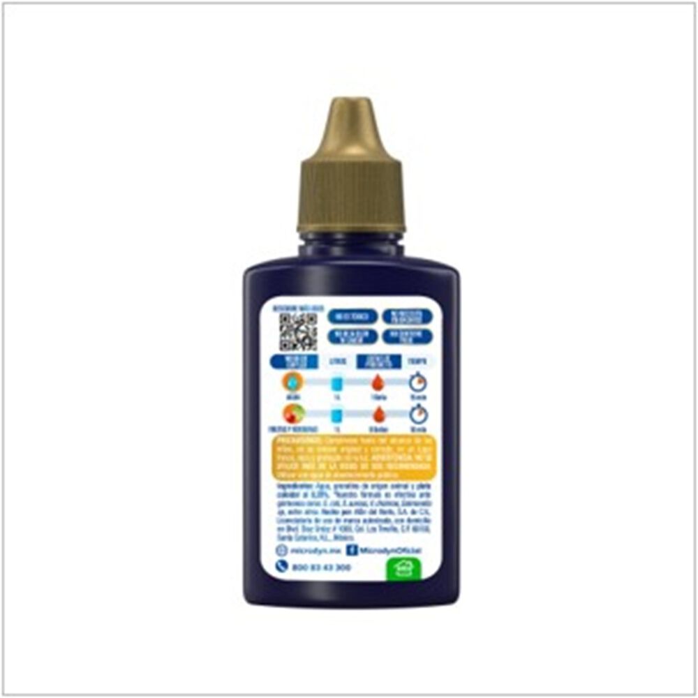 Desinfectante Alimentos Microdyn 4/15ml image number 1