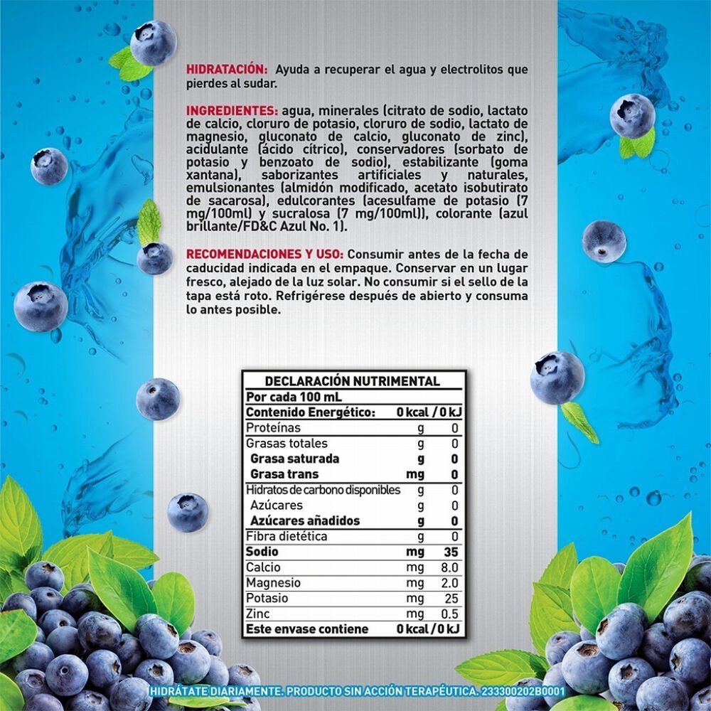 Suerox Bebida Hidratante Mora Azul 630 ml image number 4