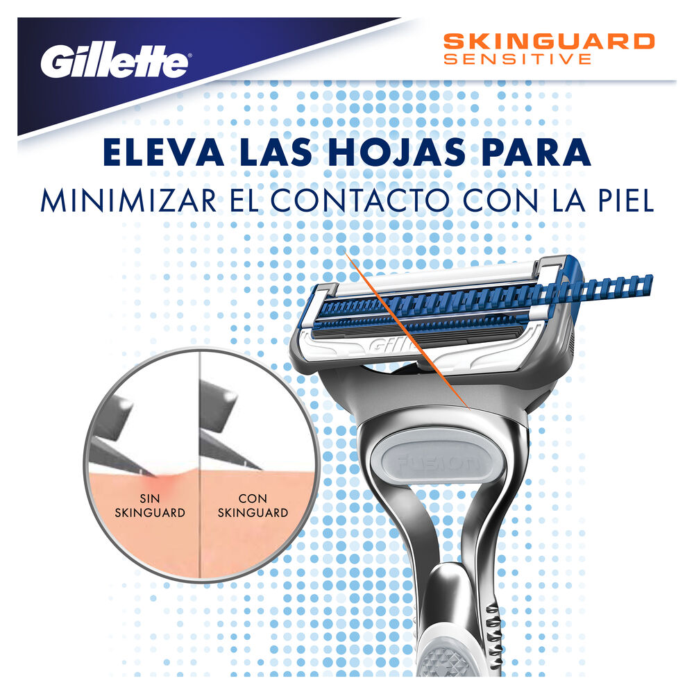 Rastrillo Skinguard Gillette  7 pzas image number 1