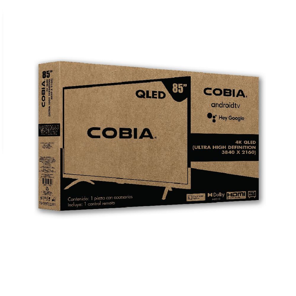 Pantalla 85" Cobia QLED 4K UHD Android TV 85D8110 image number 1