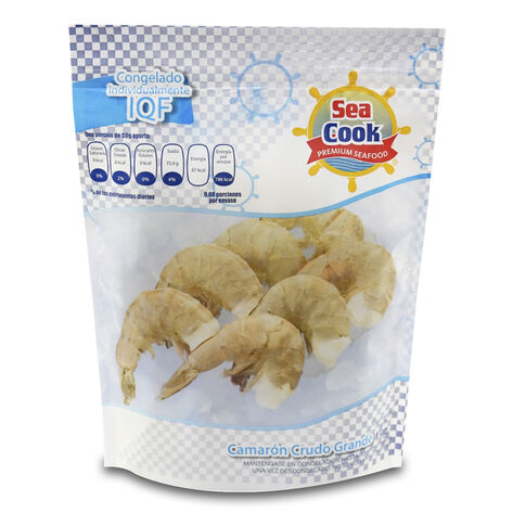 Camaron Crudo Grande Seacook 1 Kg