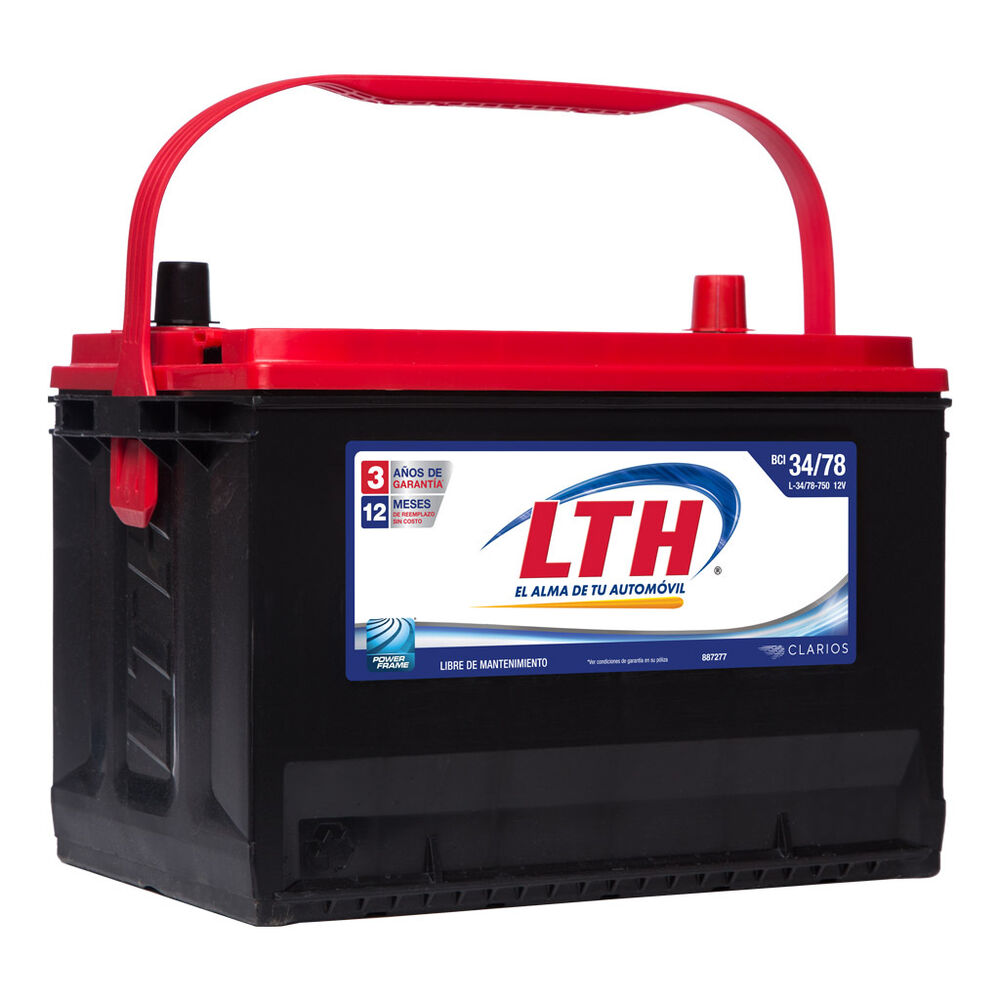 Bater&iacute;a Automotriz LTH 34/78-750 Tapa Roja Acumulador image number 1