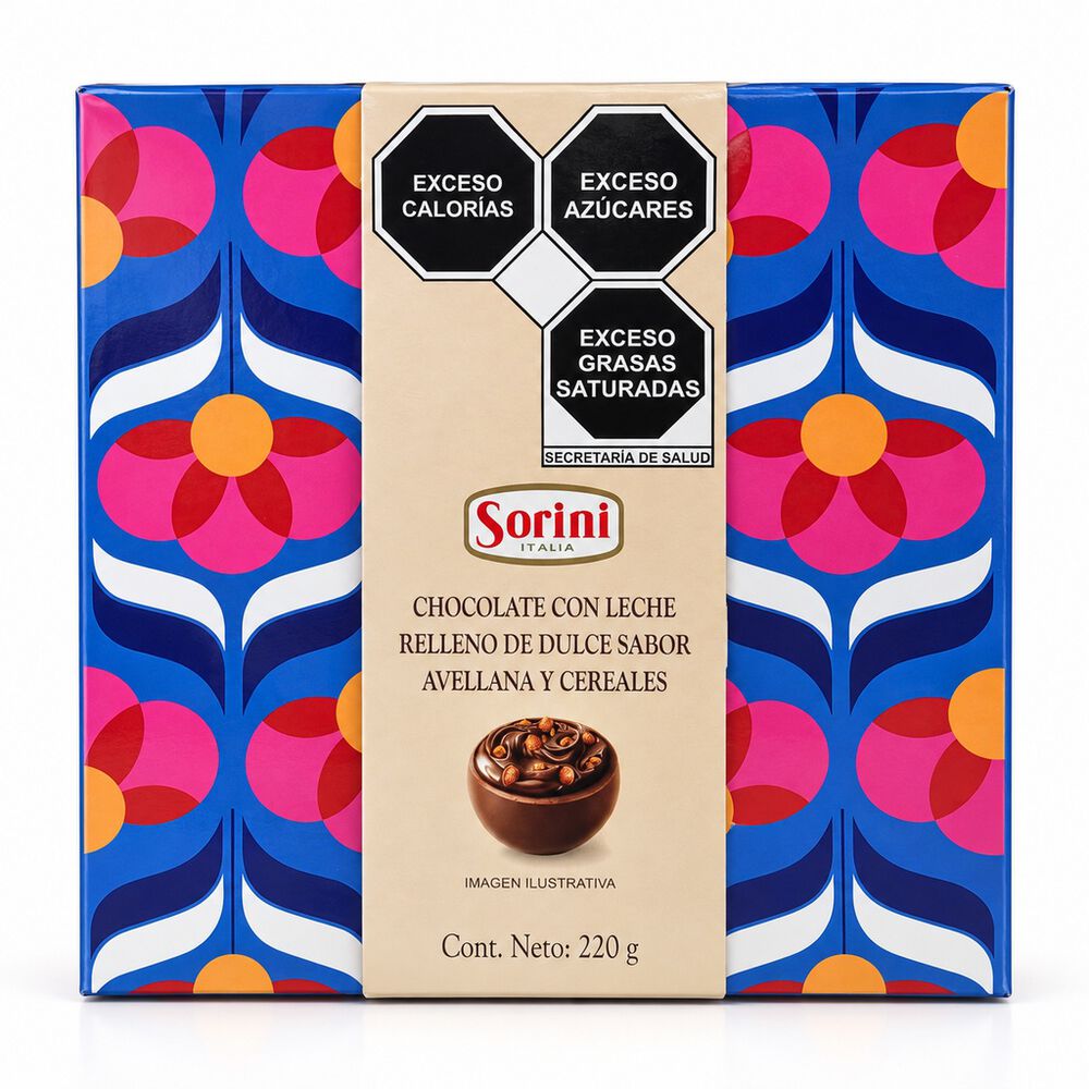 Chocolates Surtidos Relleno con Avellana Agata Sorini 220 g image number 3