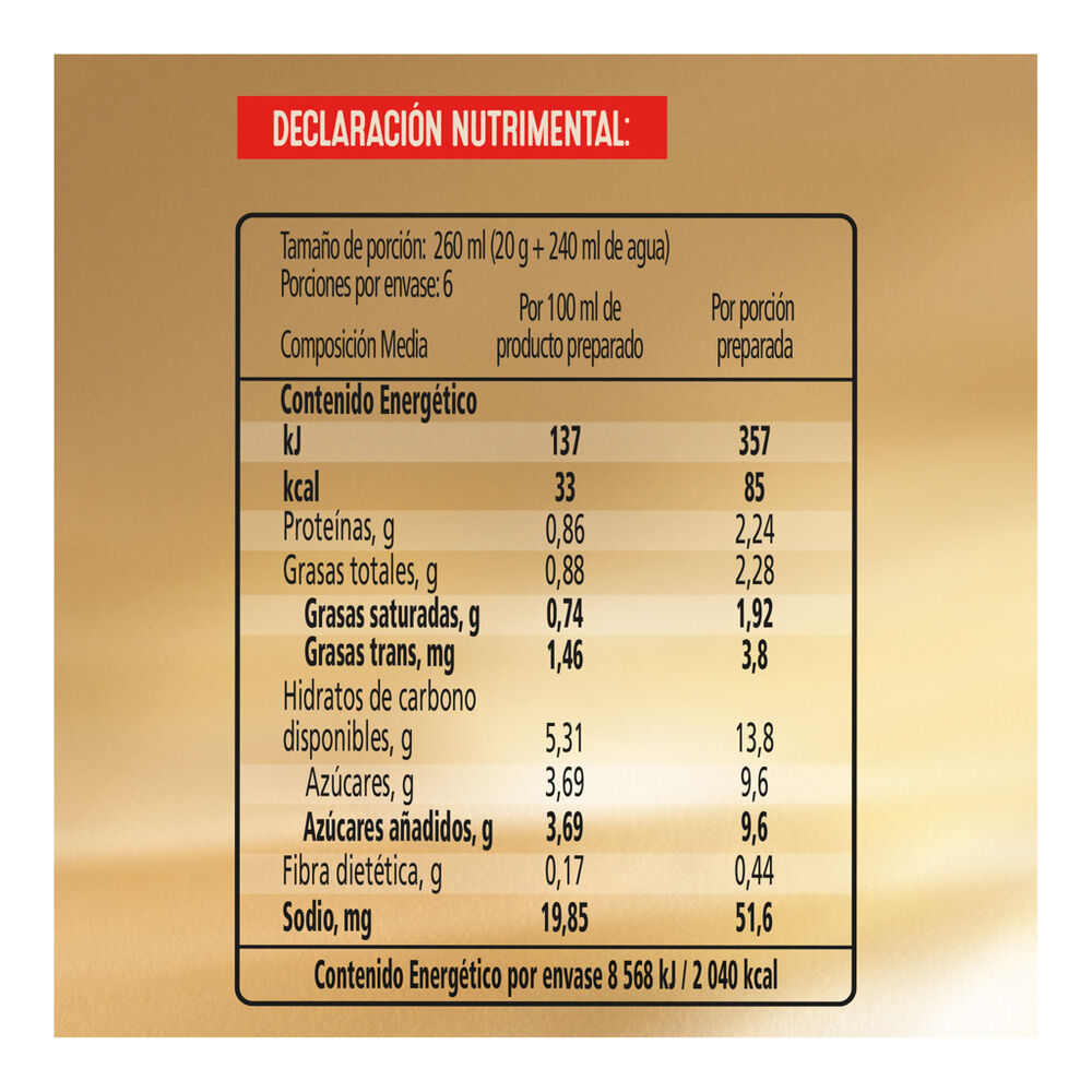 Caf&eacute; Cappuccino Original Nescaf&eacute; 24/20 g image number 3
