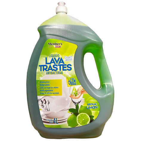 Lavatrastes L&iacute;quido Aroma Lim&oacute;n Member"s Choice 4 L