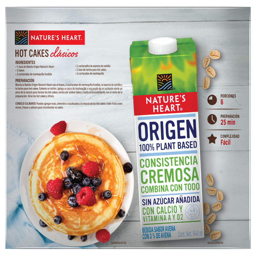 Bebida de Avena Nature's Heart 5/946 ml m&aacute;s Termo image number 4