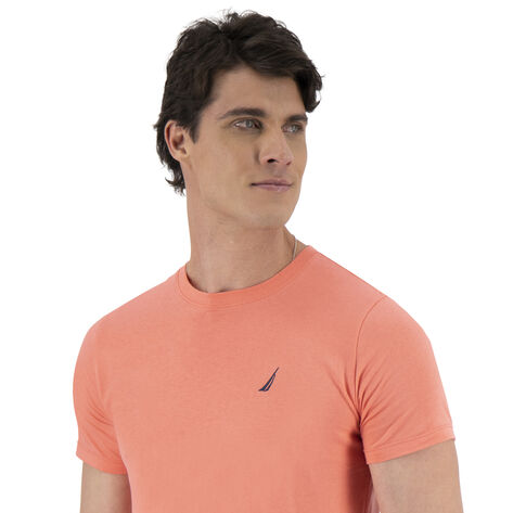 Playera manga corta cuello redondo