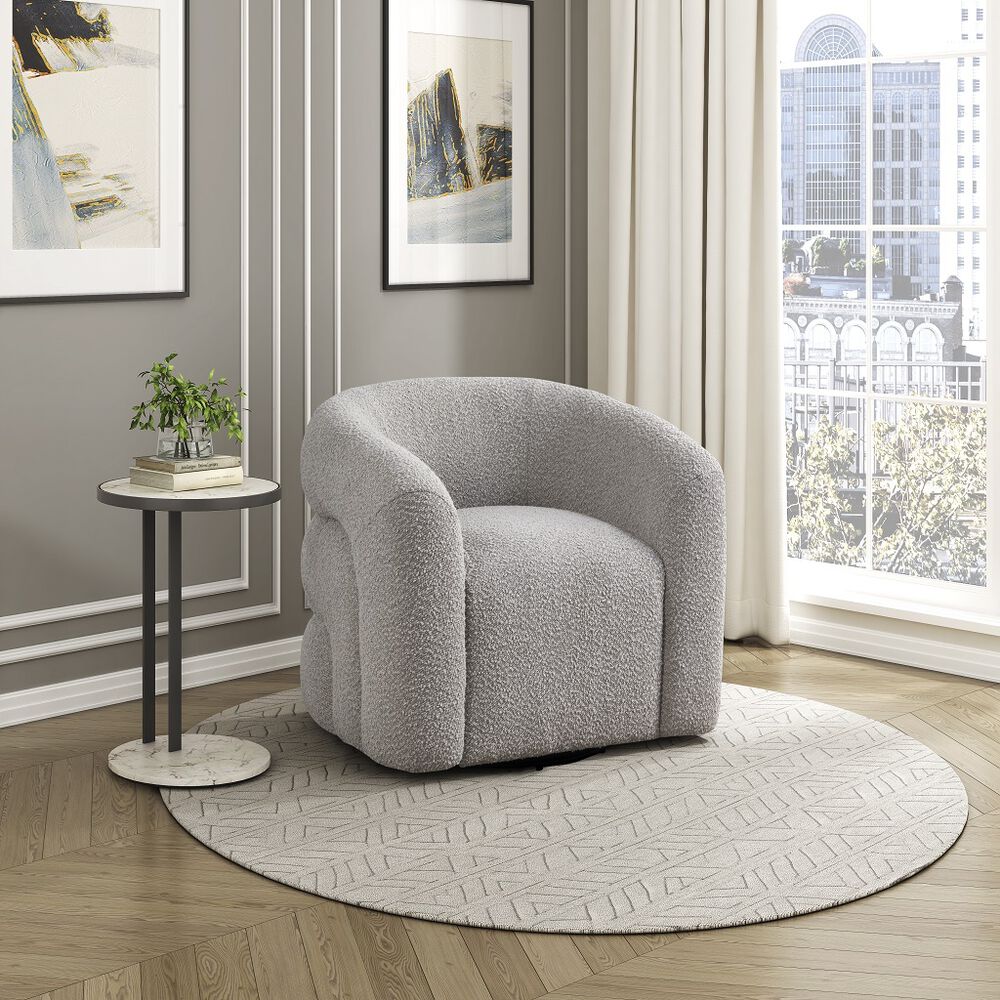 Sill&oacute;n Giratorio Dove Gris Oxford Members Choice image number 1