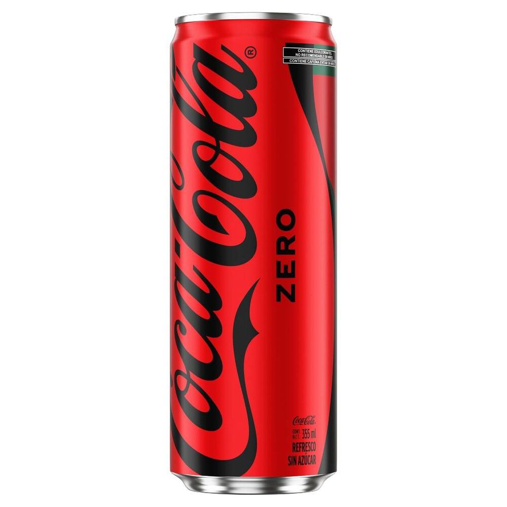 Refresco Coca Cola Zero en Lata 355 ml image number 2