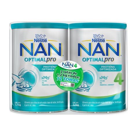 F&oacute;rmula Infantil Etapa 4 Nan 2/1.2 kg