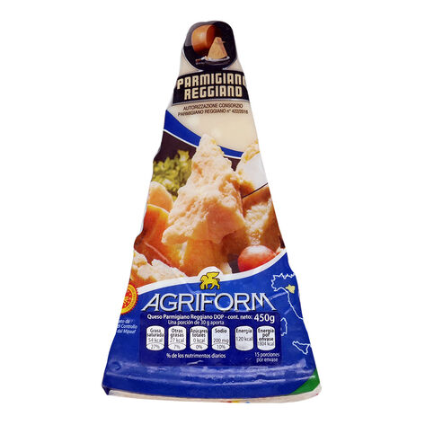 Queso Parmesano Reggiano Italiano Agriform 450 gr
