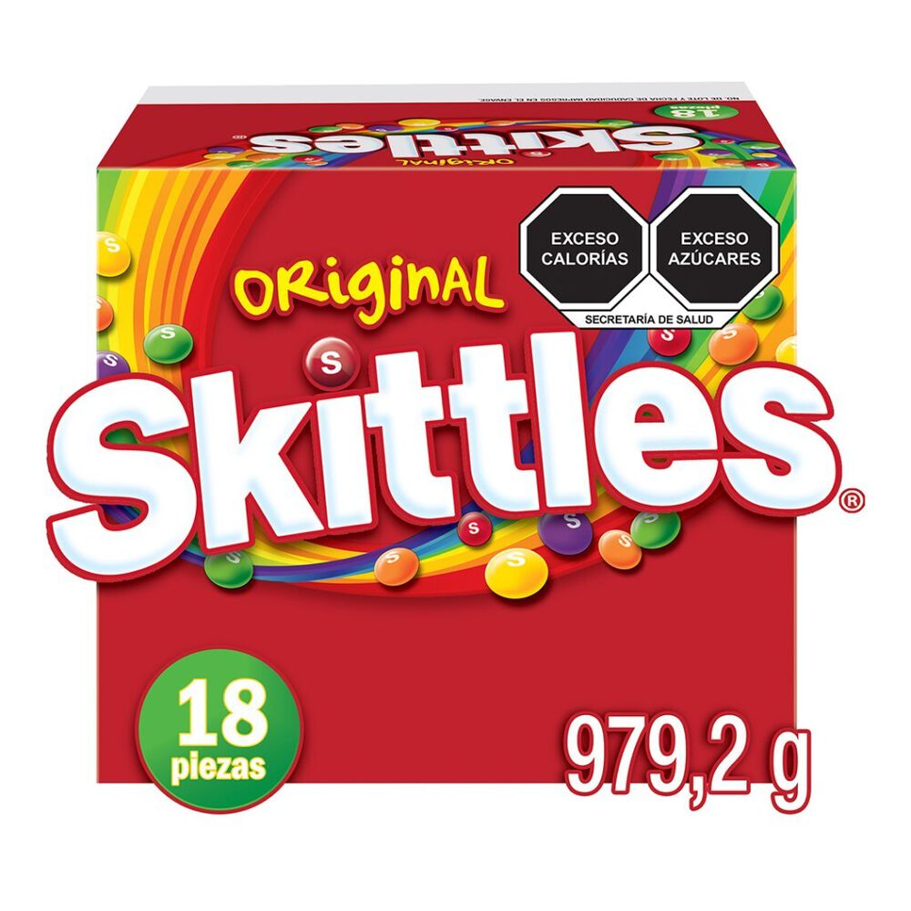 Caramelo Suave Confitado Skittles 18/54.4 g image number 1