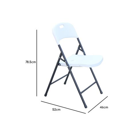Silla de Resina Plegable Ligera Members Choice
