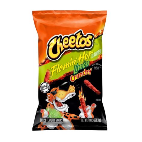 Botana Flamin Hot Lim&oacute;n Crunchy Cheetos 226.8 g