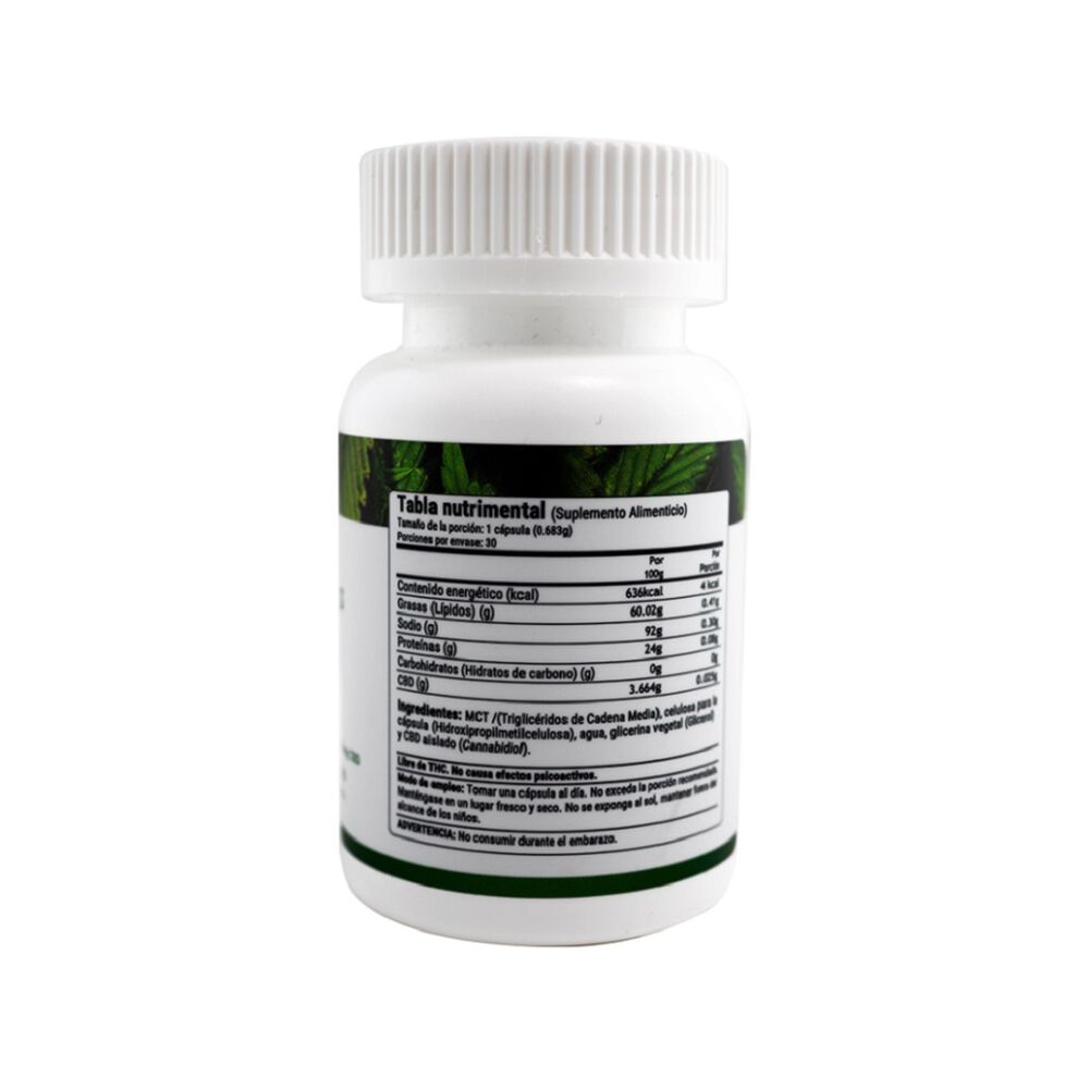 CBD life farma 25 mg con 30 capsulas image number 1