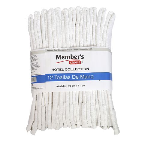 12 Pack de Toalla de Manos Members Choice