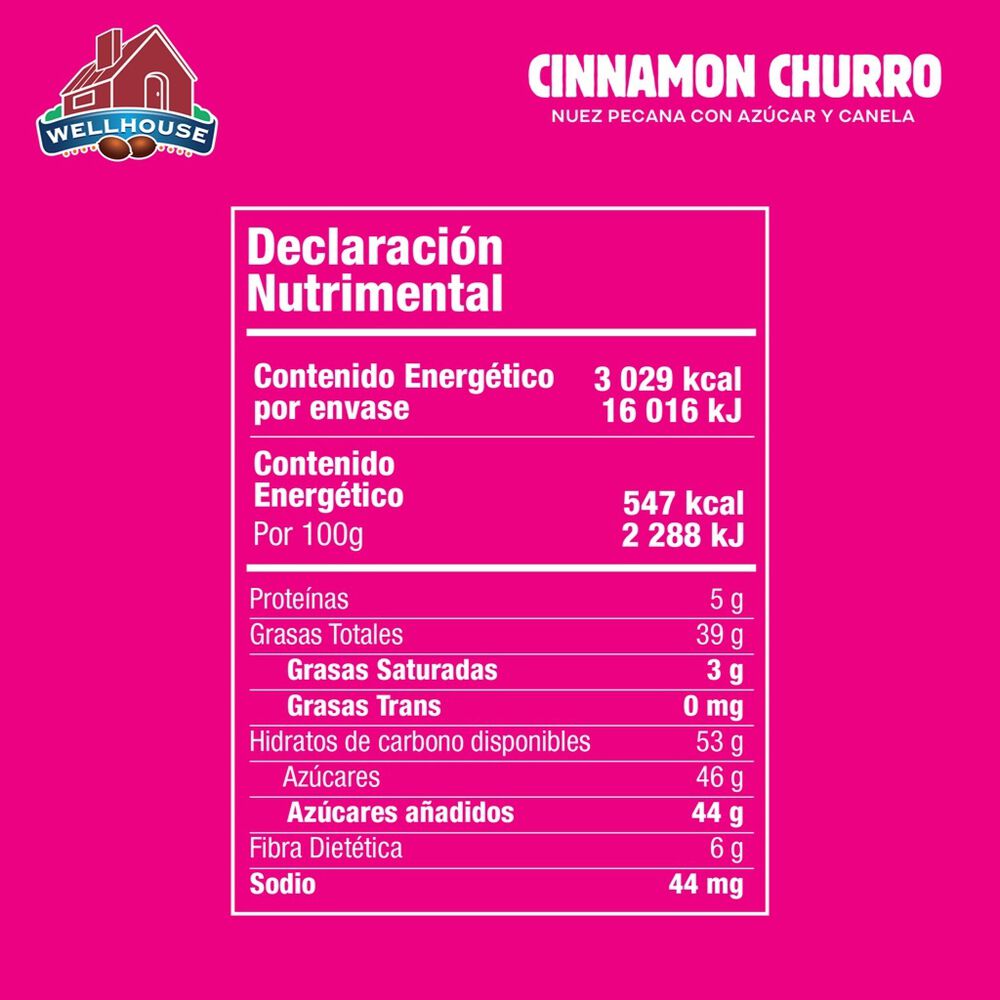 Nuez Pecana con Az&uacute;car y Canela 700 g image number 3