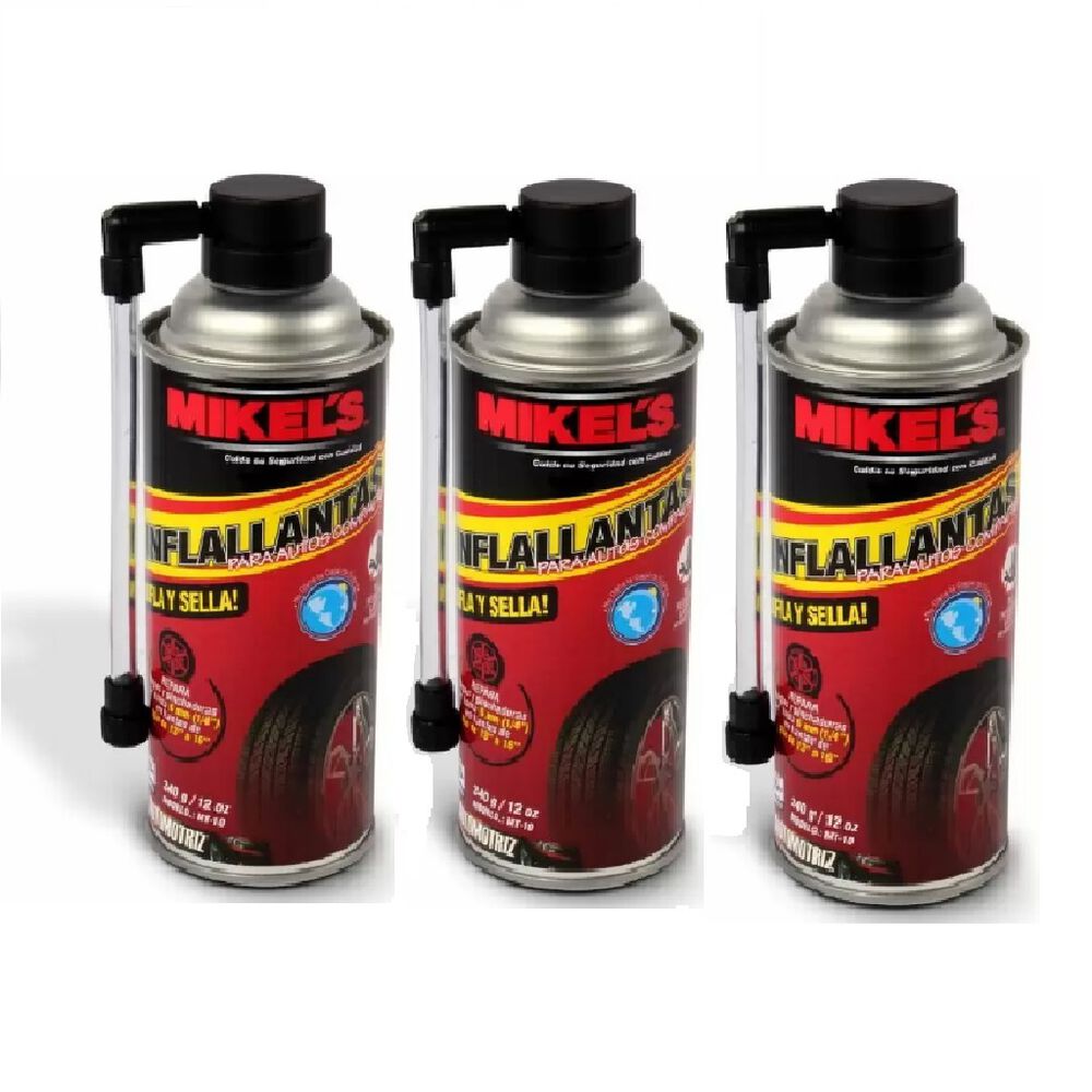 Tripack de inflallantas para autos, pickups y SUV 20 OZ image number 1