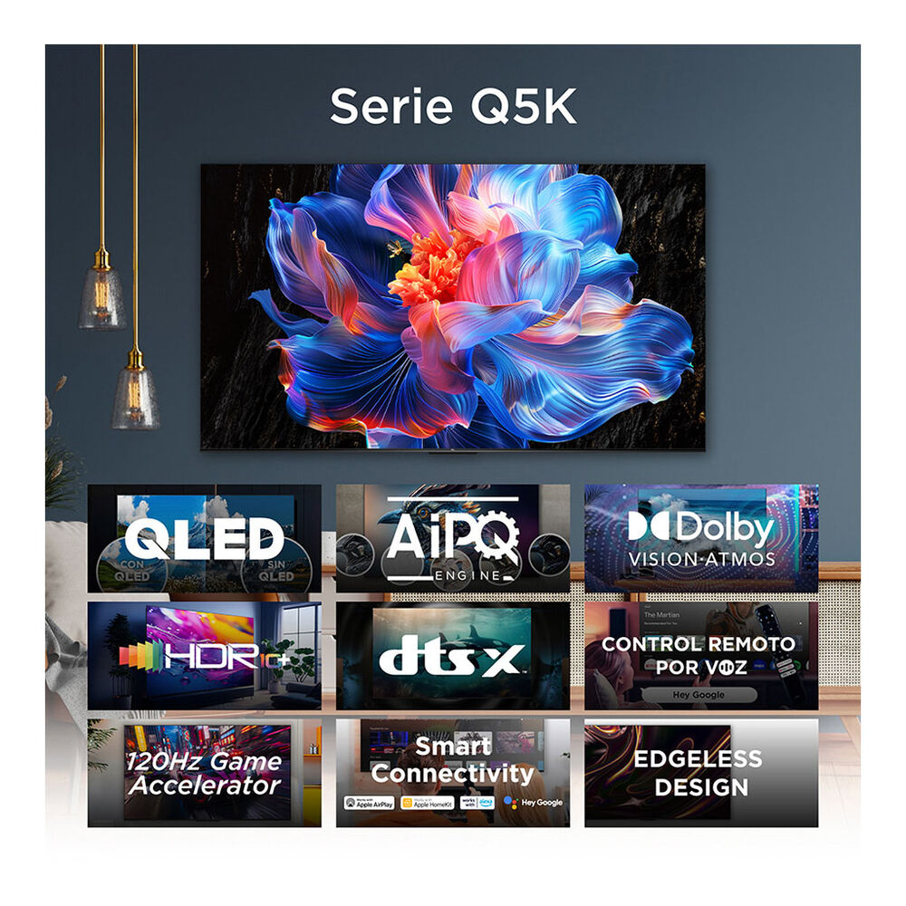 Pantalla TCL 85 Pulgadas 4K QLED Google TV 85Q5K image number 3