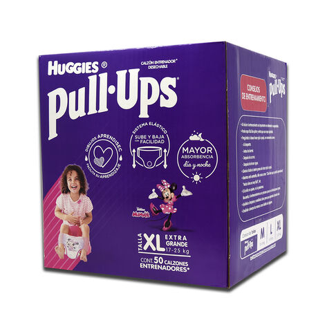 Pa&ntilde;al Entrenador Pull Ups Huggies 50 pzas