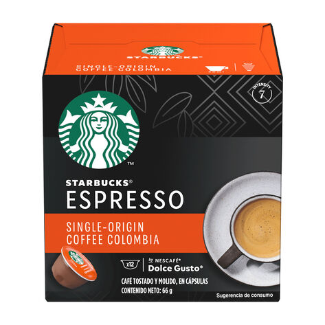 Caf&eacute; en C&aacute;psula Starbucks by Nespresso Single Origin Colombia 12 C&aacute;psulas