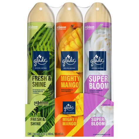 Aromatizante en Aerosol Spring Glade 3/400ml