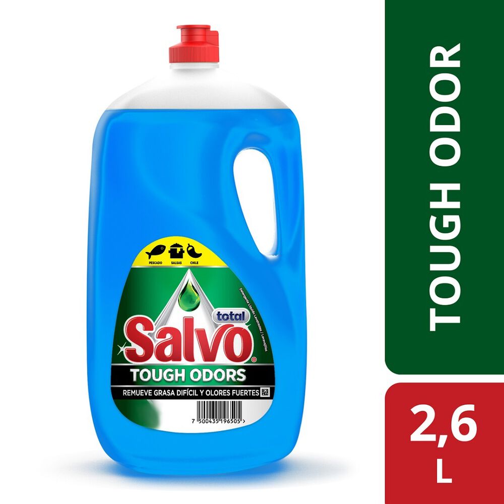 Lavatrastes L&iacute;quido Tough Odors Salvo 2.6 L image number 1