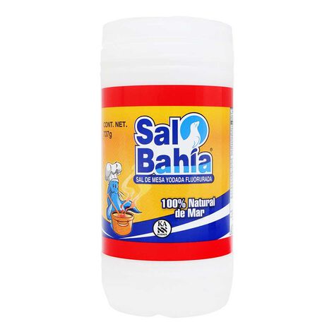 Sal de Mesa Yodada/Fluorurada Bote Bah&iacute;a 4/737 g