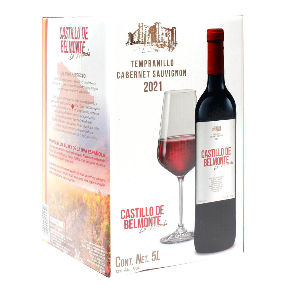 Vino Tinto Castillo de Belmonte Tempranillo 5 L image number 1
