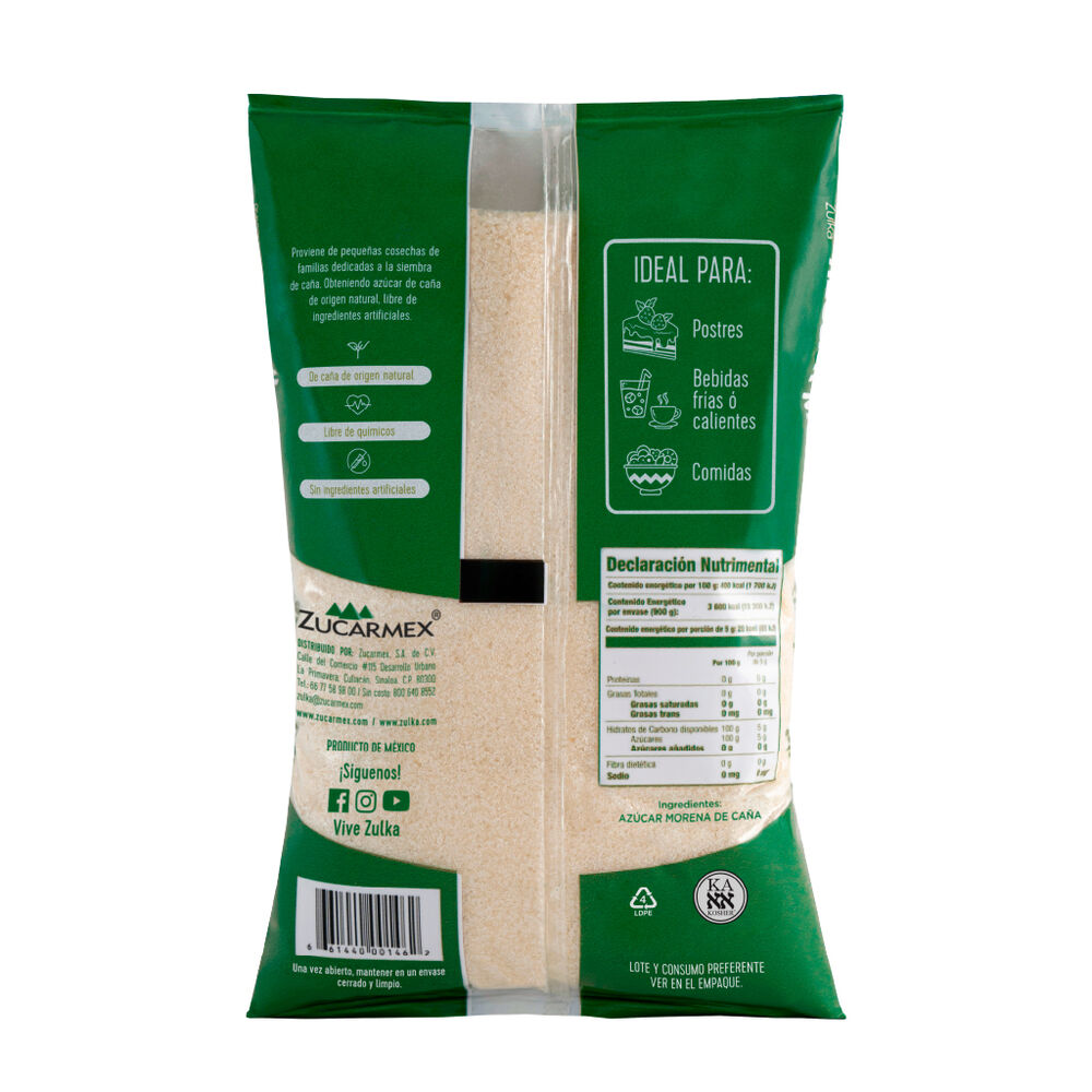 Az&uacute;car Estandar Zulka 900 g image number 1