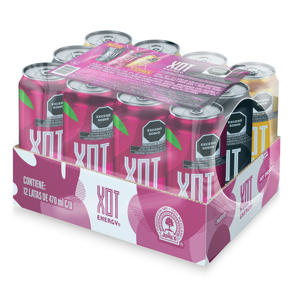 Bebida  Energetizante Xot  12/470ml image number 3