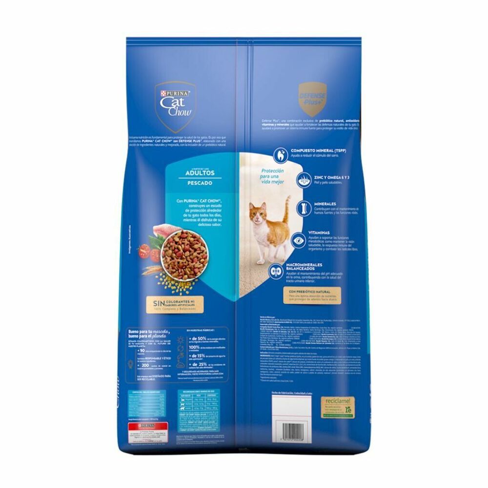 Alimento para Gato Sabor Pescado Cat Chow 9 Kg image number 1