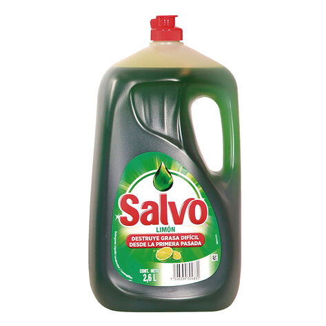 Lavatrastes L&iacute;quido Lim&oacute;n Salvo 2.6 L