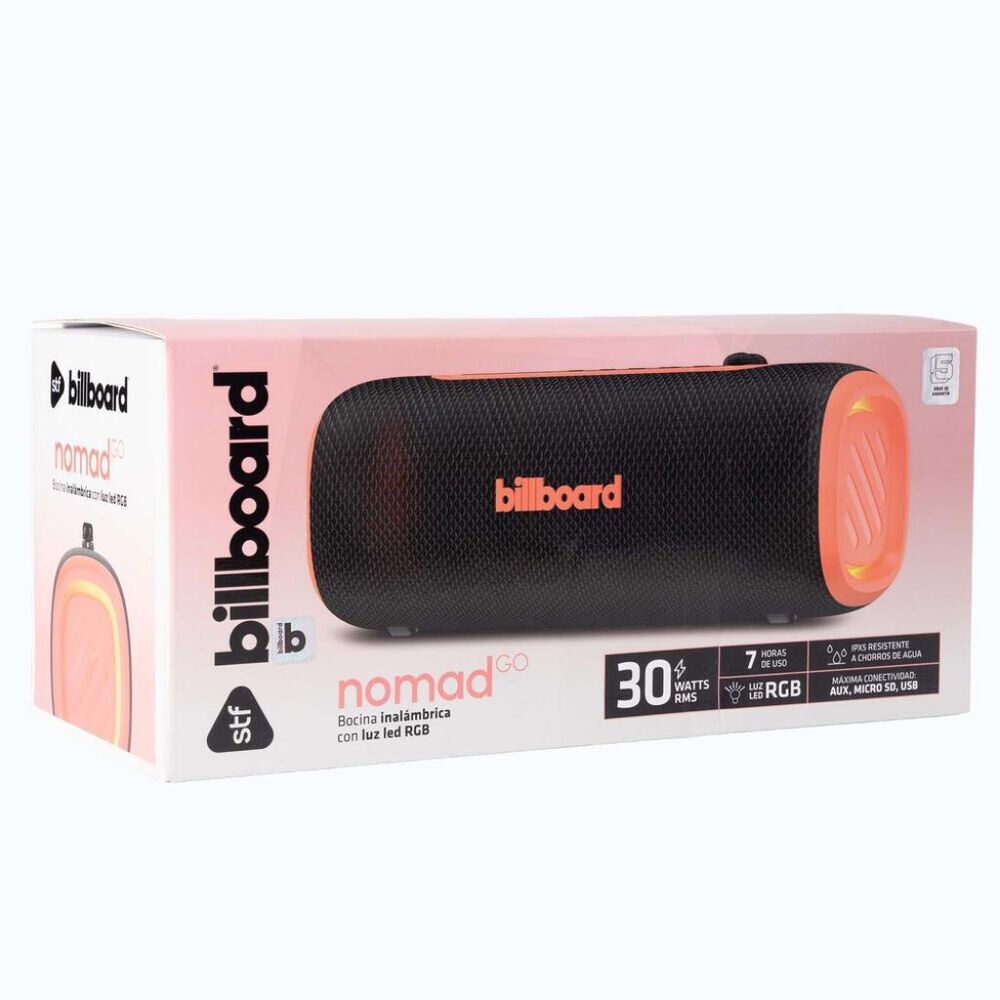 Bocina Inalambrica Billboard Nomad Go Rojo image number 6